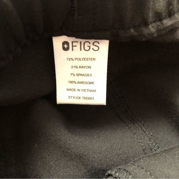 Figs Technical Collection Cairo Cargo Scrub Black Size XL Reg Length - Picture 10 of 14